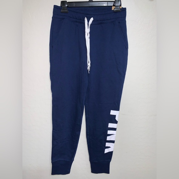 NWT Pink Victoria’s Secret Navy Blue Everyday Lounge Jogger - Picture 2 of 13